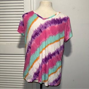 IT’S Fashion V neck Short Sleeve T Shirt